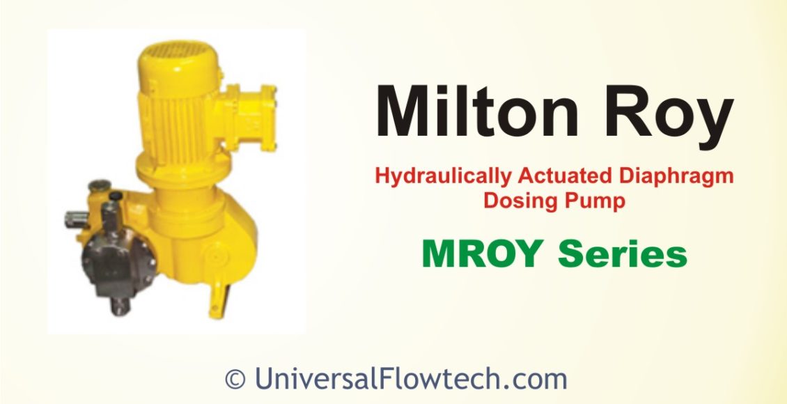 Mroy Series Hydraulically Actuated Diaphragm Metering Pump