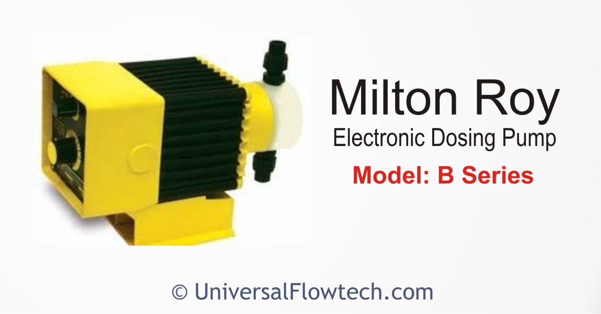 Elastisk Industriel Fortov B Series – Milton Roy Electronic Dosing Pump - Universal Flowtech Engineers  LLP