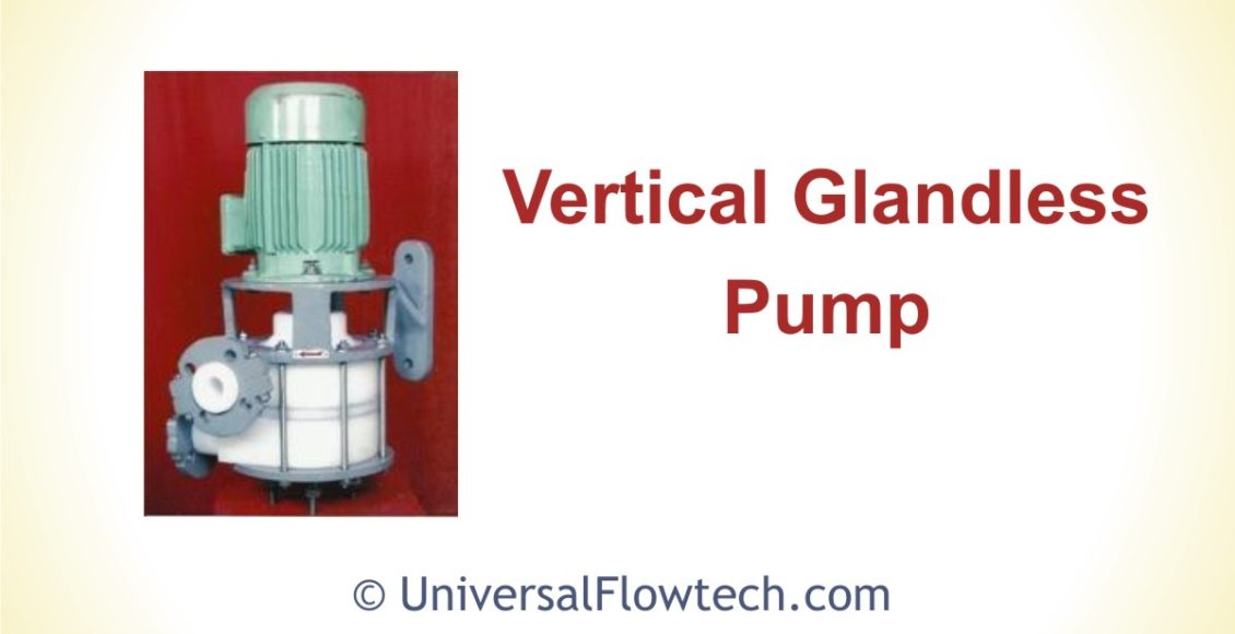 vertical glandless pump